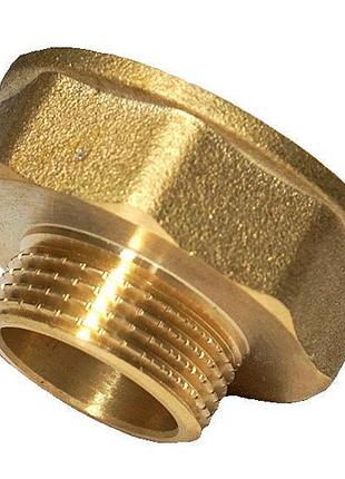 Перехідник 1/2''з x 3/4"в латун., (без покриття), 10/300 шт