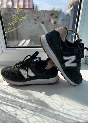 Кросівки new balance 574 в зеленому кольорі 39 розміру