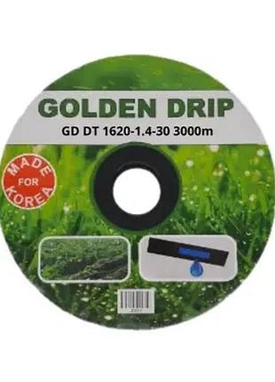 Golden drip крап. стрічка з пл. емітером 1620-1.4-30 3000м (корея)