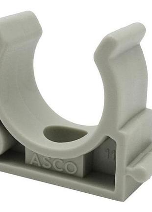 Кліпса ppr ø63 сірий колір asco® 25/250шт