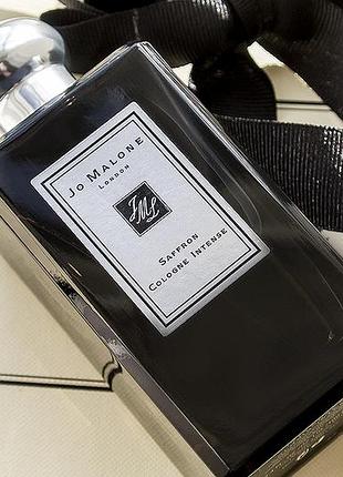 Парфюм унисекс jo malone saffron cologne intense