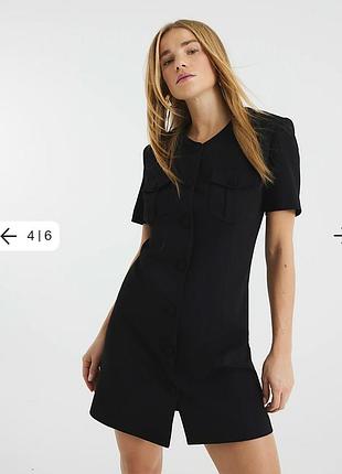 Чорна фактурна сукня river island