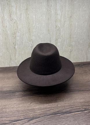 Класичний капелюх «федора» (fedora) у кольорі deep chocolate
