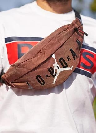 Сумка на пояс jordan air crossbody bag 32x14x13