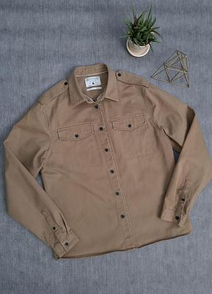 Стильна чоловіча сорочка-овершот (overshirt) hoxton shirt company