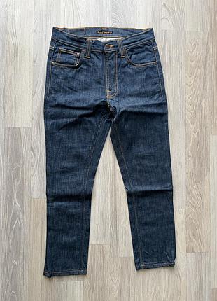 Укороченные джинсы nudie jeans lean dean