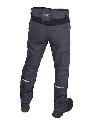 Брюки flex cotton rewelly (kedm-flex) сірий xxl 60-62 2