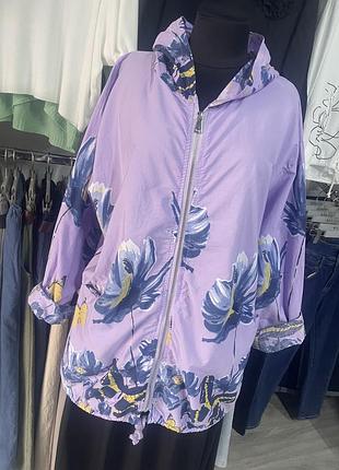 Стильна вітрівка котон 100% італія l-xxl мікс кольорів