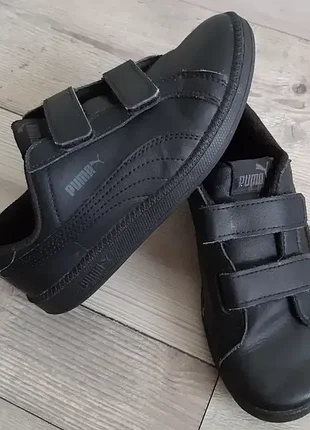 Кожаные кроссовки puma (р.32)
