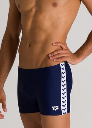 Мужские плавки боксеры arena m team fit short navy