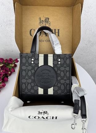 Coach black 22x20x12