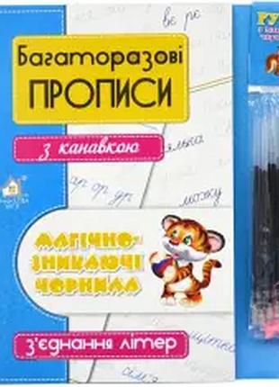 Багаторазові прописи з канавкою. з'єднання літер.книжкова хата