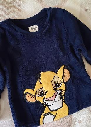 Disney baby at primark плюшевий сведрик для хлопчика на ріст 92см