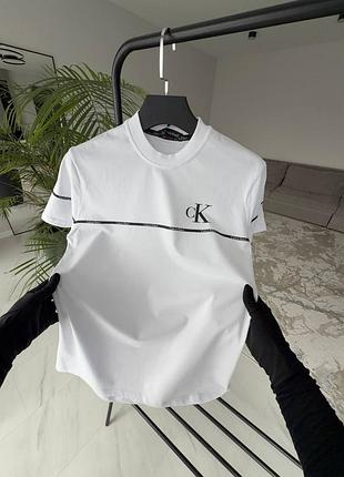 Мужская футболка calvin klein white