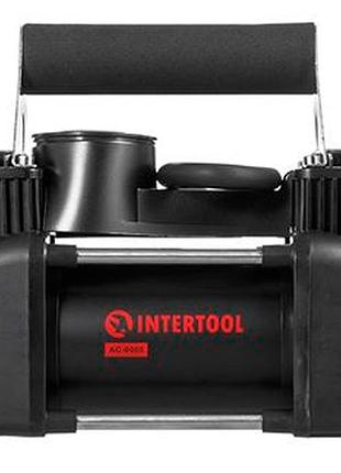 Ve автомобильный компрессор intertool двухцилиндровый new version 10 бар 85 л/мин для накачки шин и ко n6w_ver 8
