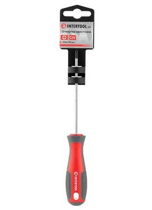 Ve отвертка intertool ph0 100 new version мм викрутка для монтажа и демонтажа крепежа с магнитным нако n6w_ver 7