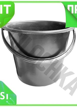 Ve ведро пищевое черное 5л new version maxilex из пластика для хранения продуктов и жидкостей контейне n6w_ver