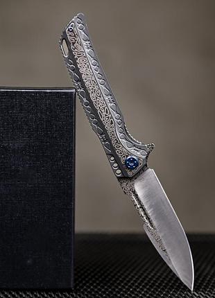 Нож выбросной damask