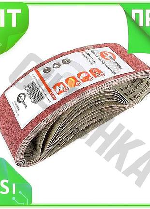 Ve шлифовальная лента intertool 75x533 new version мм р100 10 шт для шлифовки дерева и металла абразив n6w_ver