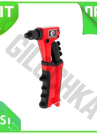 Ve заклепочник intertool 215 мм new version ручний клепальний інструмент для скріплення матеріалів зак n6w_ver