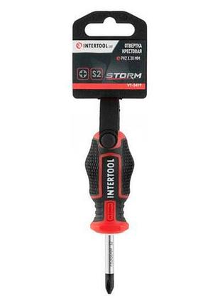 Ve отвертка intertool ph2 38 new version мм storm для мастеров и домашнего использования викрутка с ма n6w_ver 7