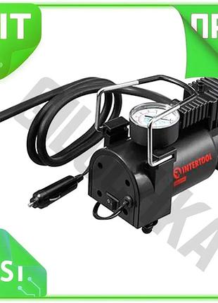 Ve автокомпресор intertool 7 бар new version 35 л/хв для накачування коліс компактний насос для автомо n6w_ver