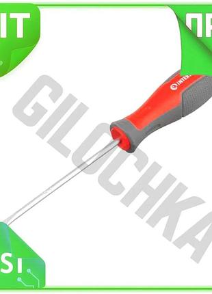 Ve викрутка sl4 intertool 100 new version мм для монтажу кріплення з магнітним наконечником та прогумо n6w_ver