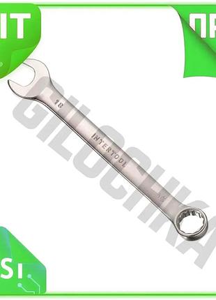 Ve ключ комбинированный intertool 18 new version мм рожковый гаечный инструмент для ремонта и сборки м n6w_ver