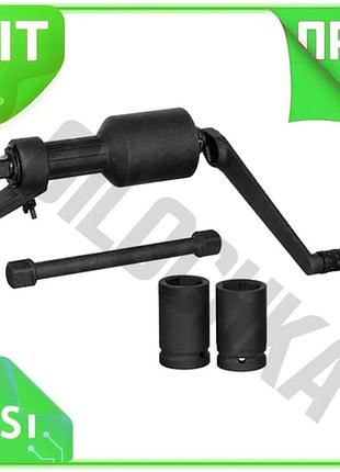 Ve ключ баллонный роторный intertool new version 1" 32-33 мм для грузовиков с крутящим моментом 3800 н n6w_ver