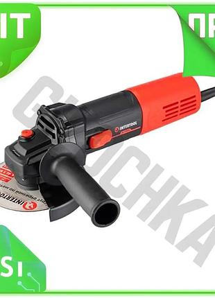 Ve шліфмашина кутова intertool 1100 new version вт 125 мм болгарка для шліфування металу та бетону n6w_ver