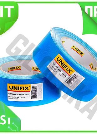 Ve стрічка армована unifix 50 new version мм x 50 м синя клейка монтажна стрічка для герметизації та з n6w_ver