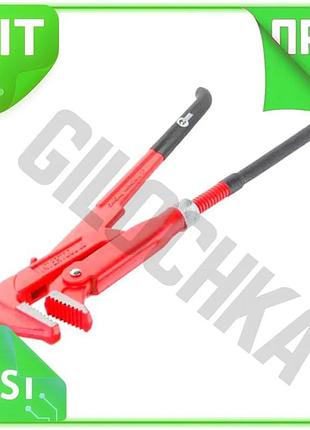 Ve ключ трубный рычажный intertool new version 90° 1 дюйм для сантехнических работ захват для труб и г n6w_ver