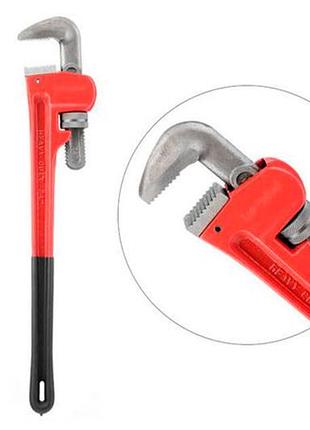 Ve ключ трубный intertool stillson new version 600 мм для сантехников с захватом до 90 мм ключ для тру n6w_ver 4