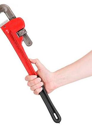Ve ключ трубный intertool stillson new version 600 мм для сантехников с захватом до 90 мм ключ для тру n6w_ver 5