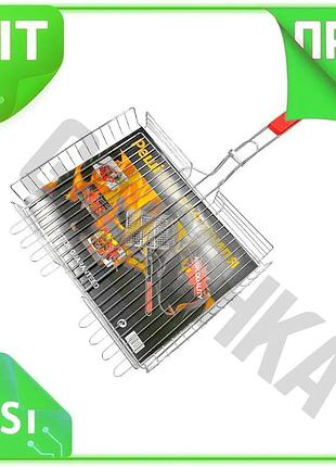 Ve решетка-гриль усиленная maxilex 300х400 new version мм для мангала барбекю для мяса и овощей n6w_ver