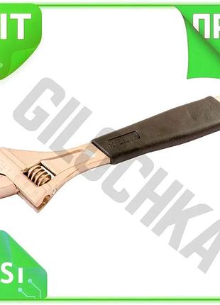 Ve ключ разводной mastertool 250 new version мм с резиновой ручкой для крепежа и монтажа универсальный n6w_ver