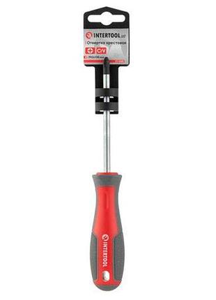 Ve отвертка intertool ph2 100 new version мм с магнитным наконечником для мастеров и домашнего использ n6w_ver 7