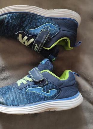 Кроссовки текстильные легкие на липучках для мальчика р.31 мокасины кеды