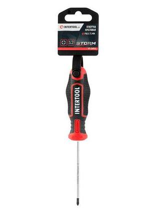Ve отвертка intertool ph0 75 new version мм storm для сто и мастерских викрутка с магнитным наконечник n6w_ver 7