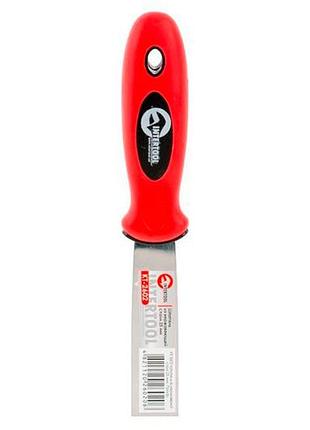 Ve шпатель intertool 25мм pro new version для шпаклевки и выравнивания поверхностей нержавеющая сталь n6w_ver 3