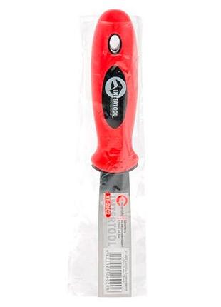 Ve шпатель intertool 25мм pro new version для шпаклевки и выравнивания поверхностей нержавеющая сталь n6w_ver 4