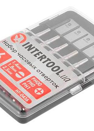 Ve набор прецизионных отверток intertool new version 6 шт. для часов и мелкой электроники мини отвертк n6w_ver 9