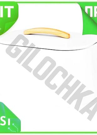 Ve хлебница maestro белая 355x240x165мм new version контейнер для хранения хлеба и выпечки хлебница дл n6w_ver