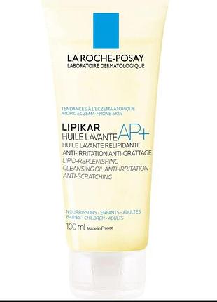 Очищувальна олія la roche-posay lipikar ap+ 100 мл