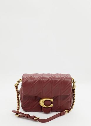 Coach pillow tabby quilted in borodo 21х16
