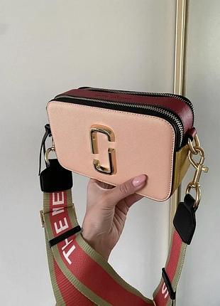 Marc jacobs snapshot pink / yellow logo