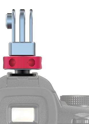 Кріплення екшн-камери gopro dji action на холодний башмак камери ac prof al-35a 4