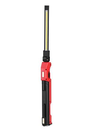 Ліхтарик складаний світлодіодний (cob+led) акумуляторний з магнітом ultra-slim protester pro-fl0103s