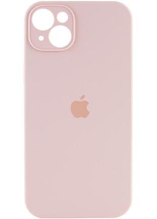 Чехол silicone case full camera protective (aa) для apple iphone 13 (6.1") розовый / pink sand 2
