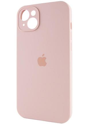 Чехол silicone case full camera protective (aa) для apple iphone 13 (6.1") розовый / pink sand 4